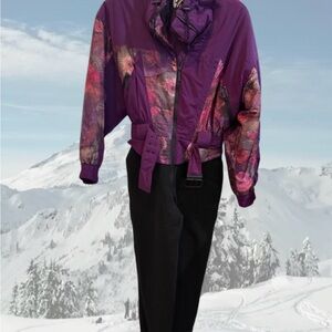 Vintage 90s Tyrolia One-Piece Ski Suit – Purple Retro Snowsuit – Size 12